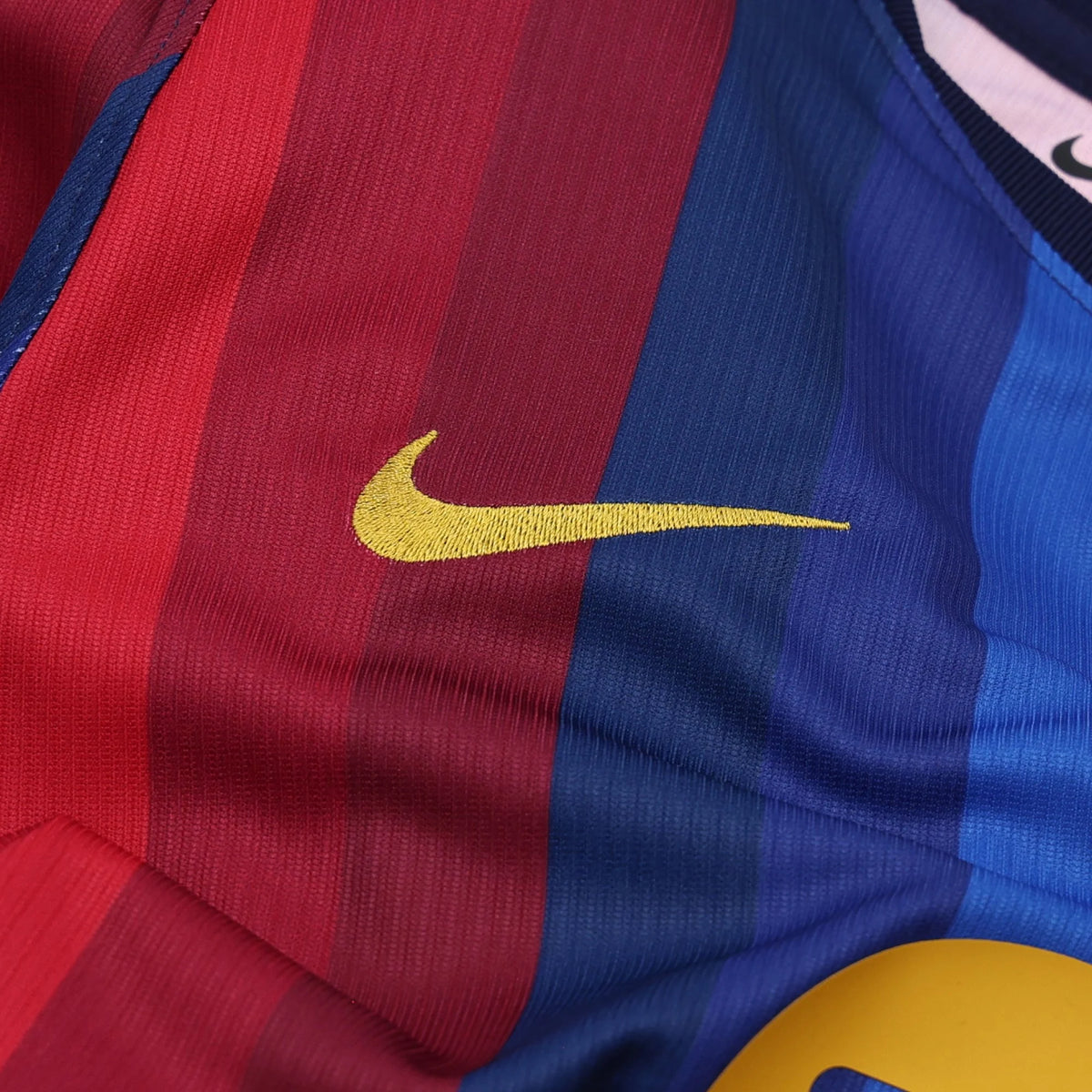 Kid's Replica Barcelona Long Sleeve Home Jersey 26/27