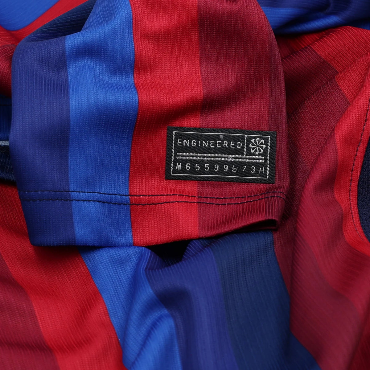 Kid's Replica Barcelona Long Sleeve Home Jersey 26/27