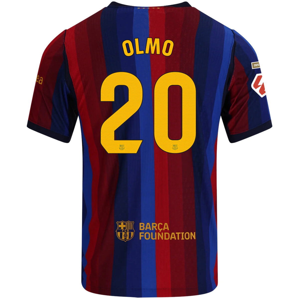 Men's Authentic Olmo Barcelona Home Jersey 26/27
