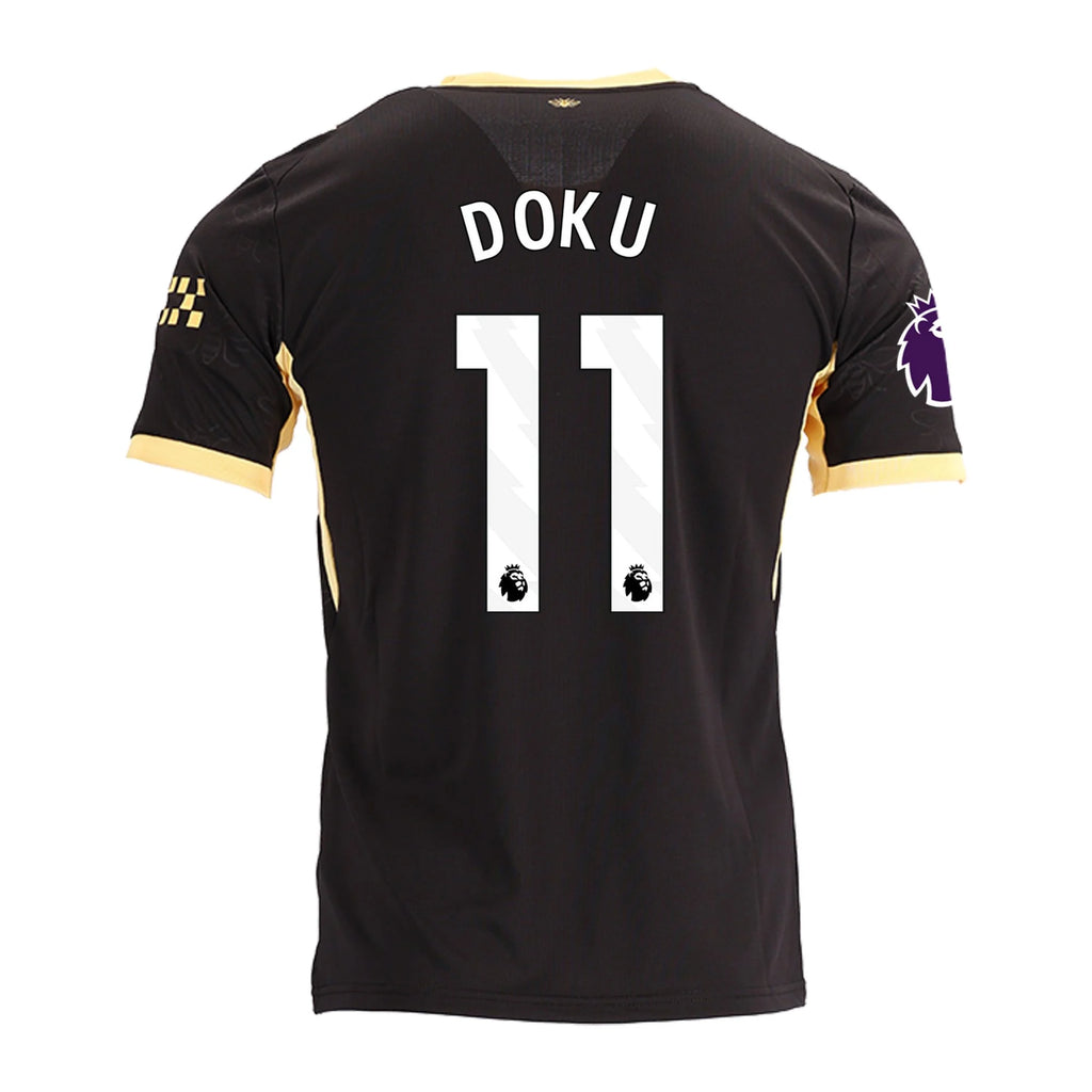 Men's Replica Doku Manchester City Away Jersey 26/27