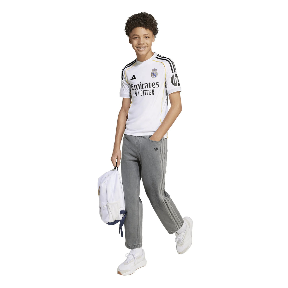 Kid's Replica Real Madrid Home Jersey 25/26