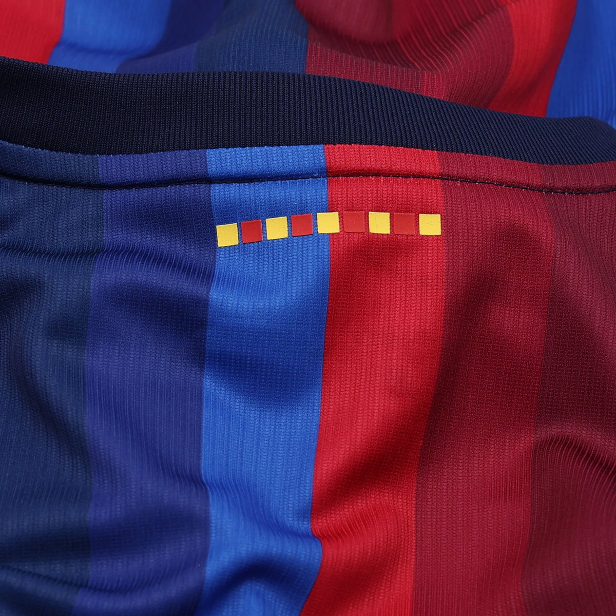 Kid's Replica Barcelona Long Sleeve Home Jersey 26/27