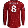 Men's Authentic Szoboszlai Liverpool Long Sleeve Home Jersey 26/27