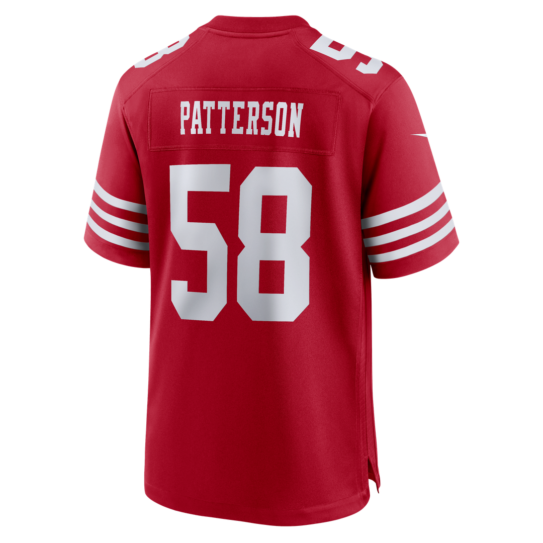 Men's San Francisco 49ers Jarrett Patterson Scarlet Team