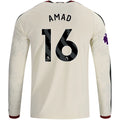 Men's Replica Amad Manchester United Long Sleeve Third Jersey 26/27
