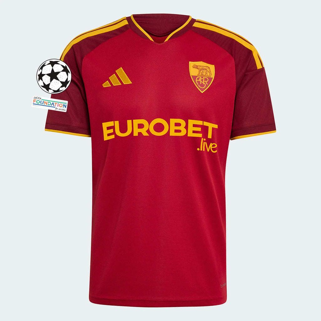 Men's Replica Roma Home Jersey 26/27 UCL