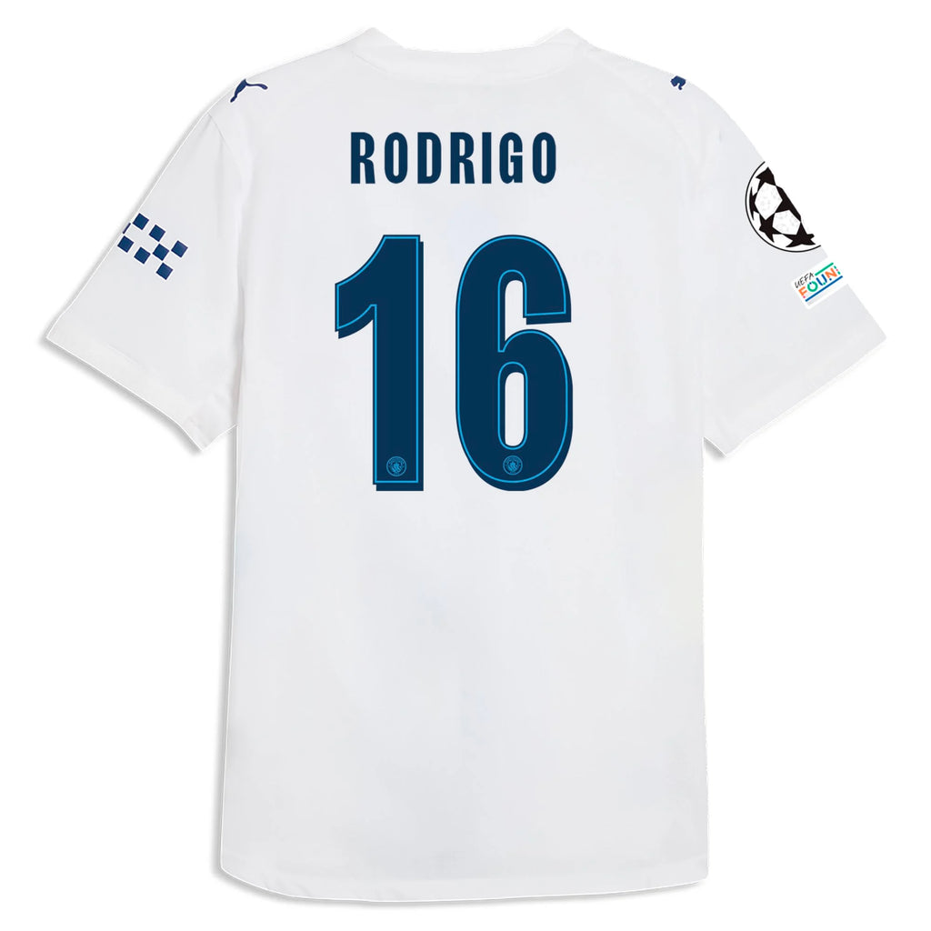 Men's Authentic Rodrigo Manchester City Third Jersey 26/27 UCL