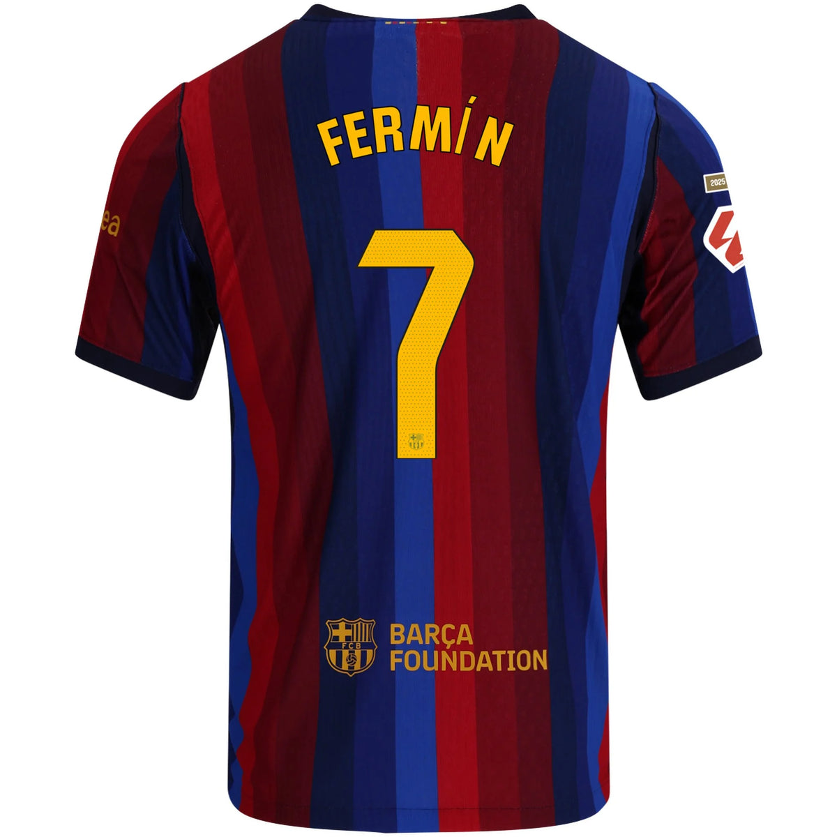Men's Authentic Fermin Barcelona Home Jersey 26/27