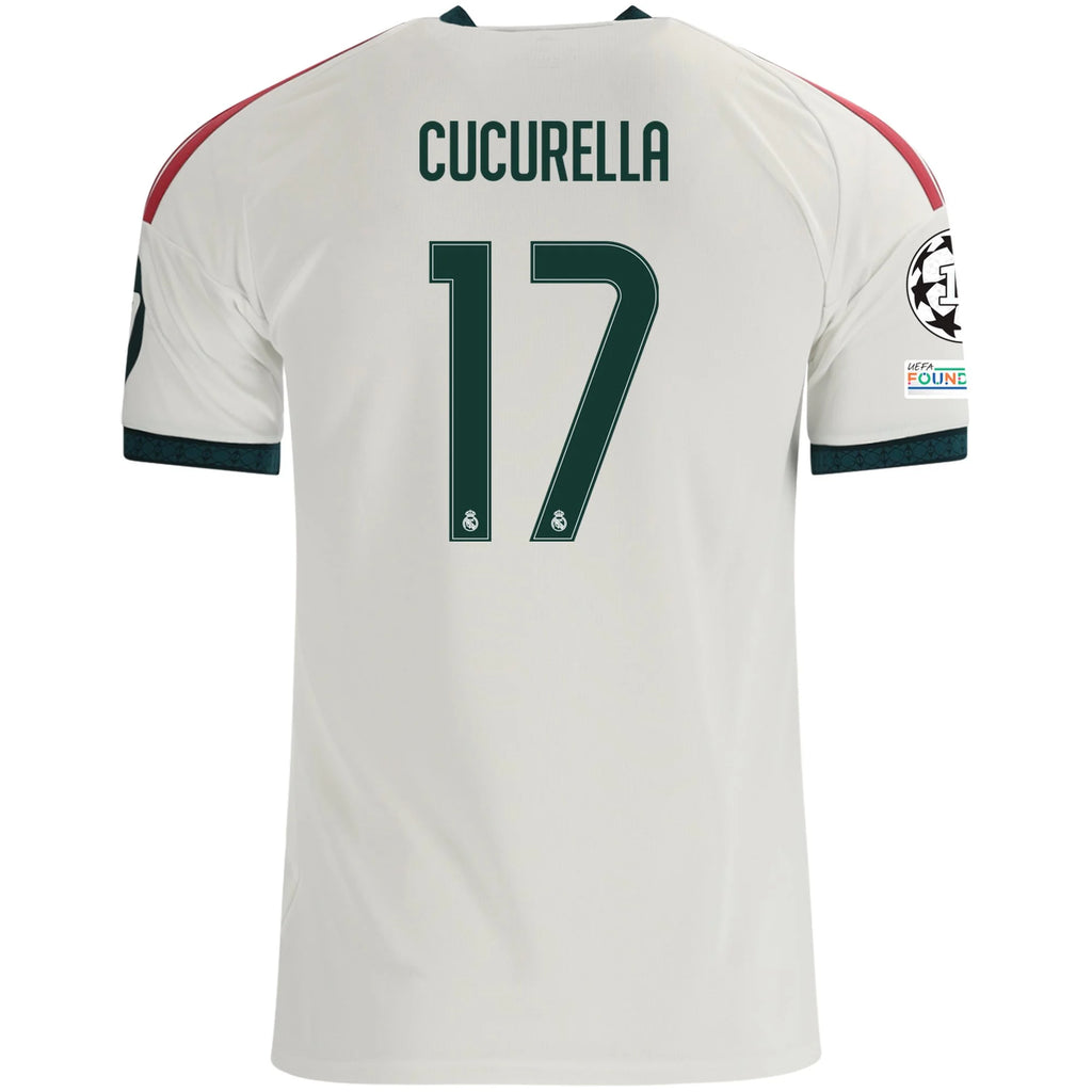 Men's Replica Cucurella Real Madrid Home Jersey 26/27