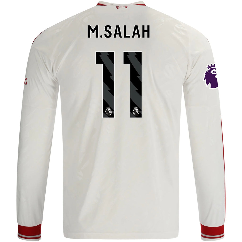 Men's Replica M.Salah Liverpool Long Sleeve Away Jersey 26/27