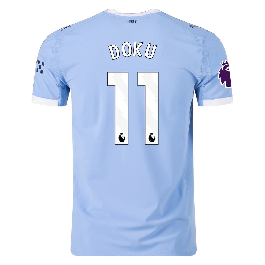 Men's Authentic Doku Manchester City Home Jersey 25/26
