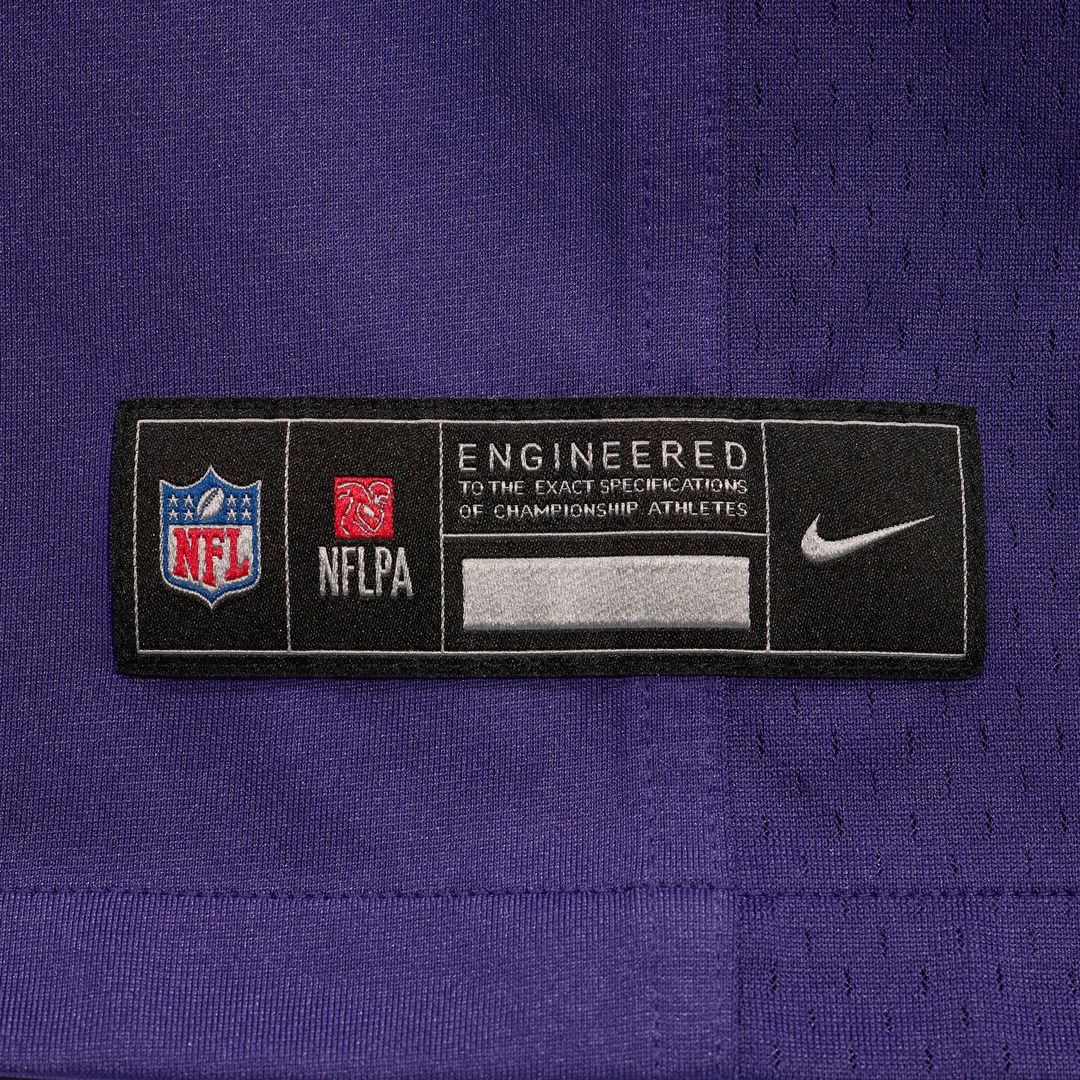 Men's Baltimore Ravens Justice Hill Purple
