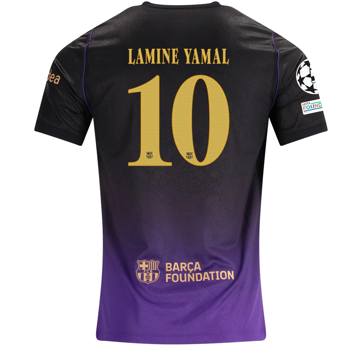 Men's Replica Lamine Yamal Barcelona Away Jersey 26/27 UCL