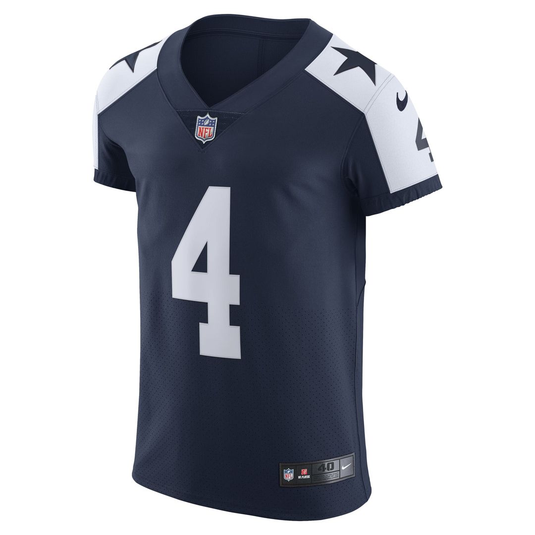 Men's Dallas Cowboys Dak Prescott Navy Alternate Vapor Elite Player Jersey