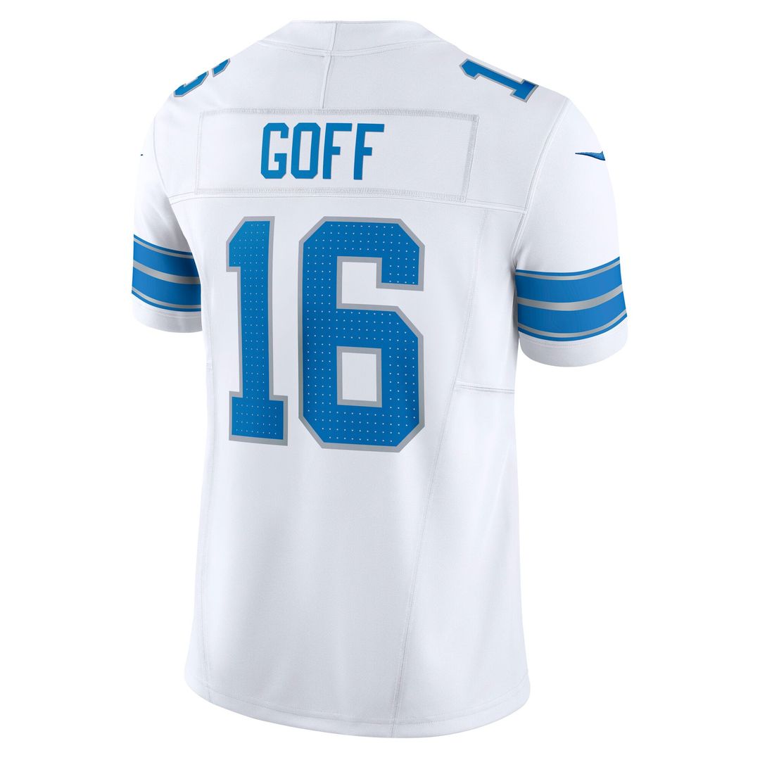 Men's Detroit Lions Jared Goff Black Vapor F.U.S.E.
