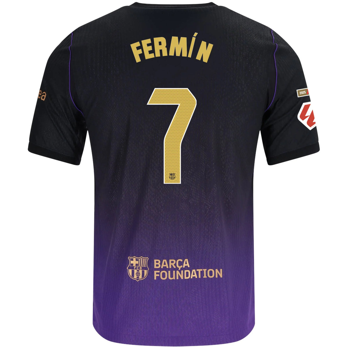 Men's Authentic Fermin Barcelona Away Jersey 26/27