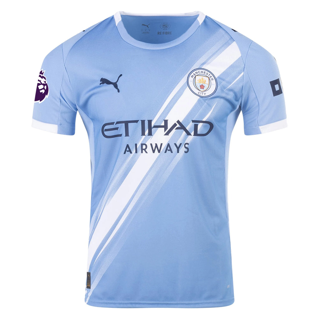 Men's Replica Marmoush Manchester City Home Jersey 25/26