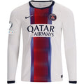 Men's Replica Paris Saint-Germain Long Sleeve Away Jersey 26/27 UCL