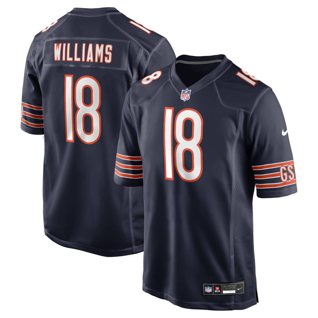 Men's Chicago Bears Caleb Williams Orange Alternate Player