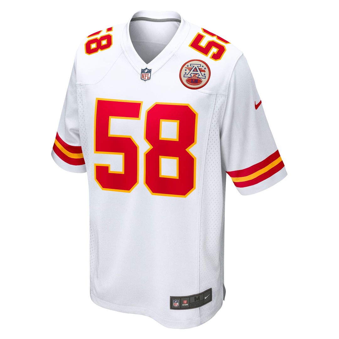 Men's Kansas City Chiefs Derrick Thomas Red Game Retired Player Jersey