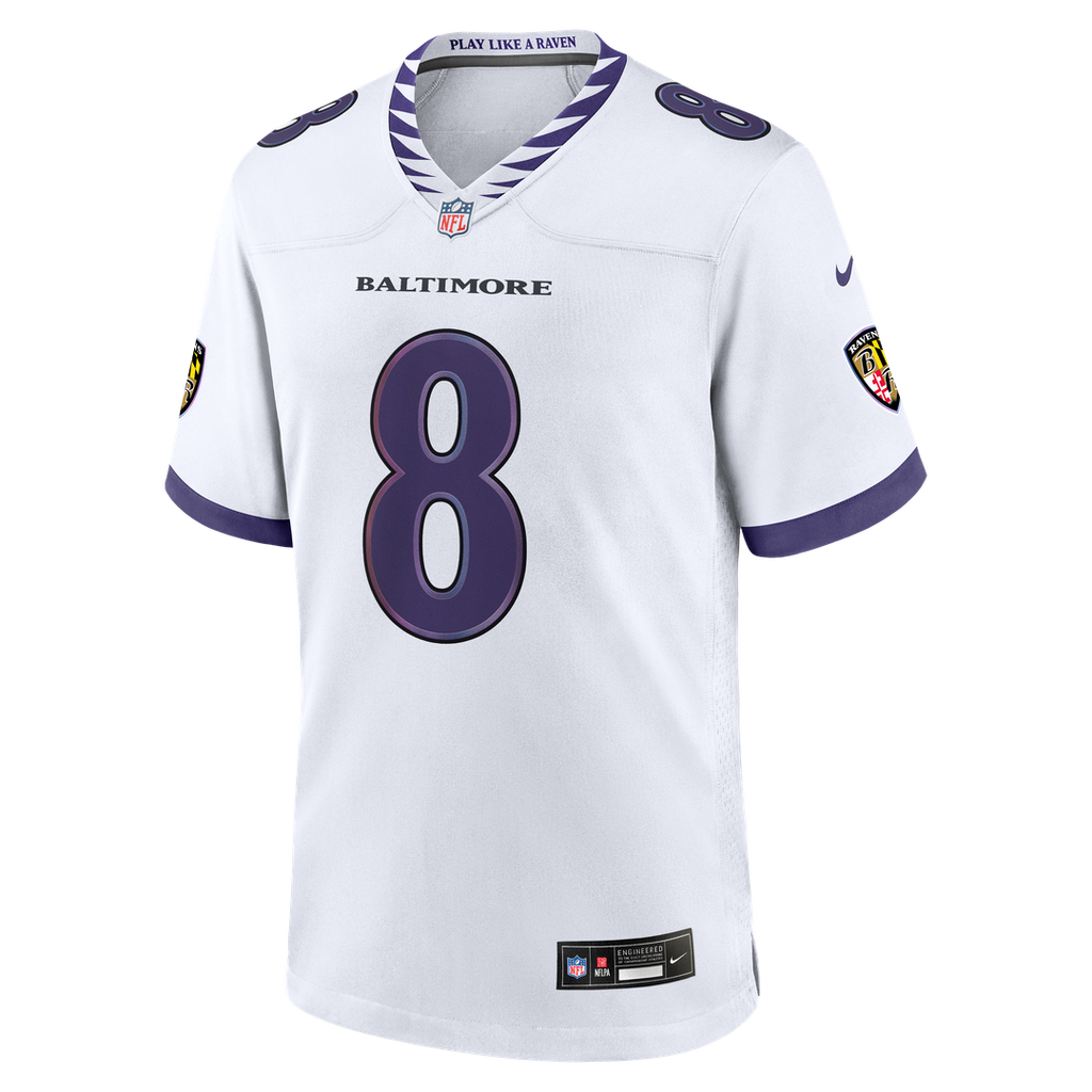 Men's Baltimore Ravens Lamar Jackson Black Alternate