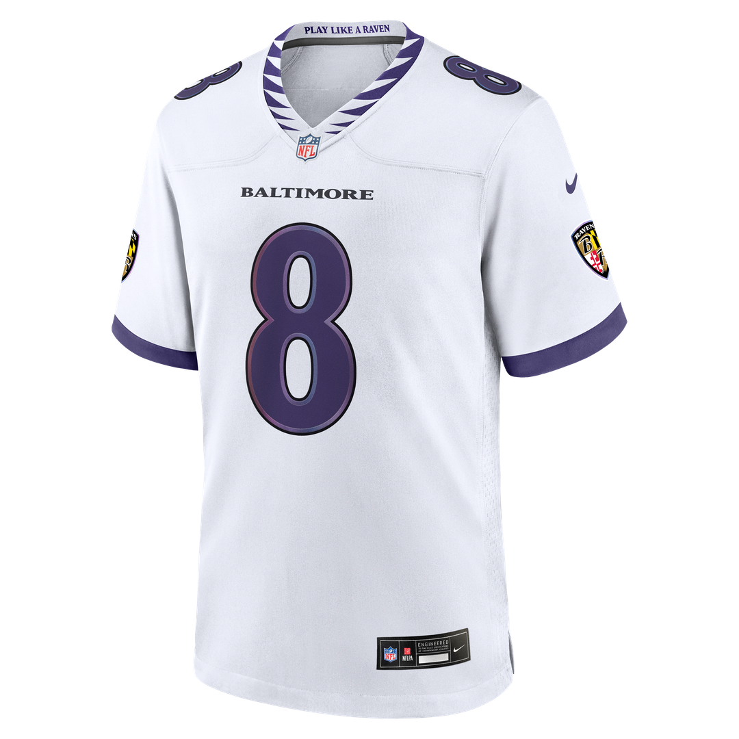 Men's Baltimore Ravens Lamar Jackson Black Alternate