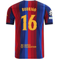 Men's Replica Rodrigo Barcelona Home Jersey 26/27 UCL