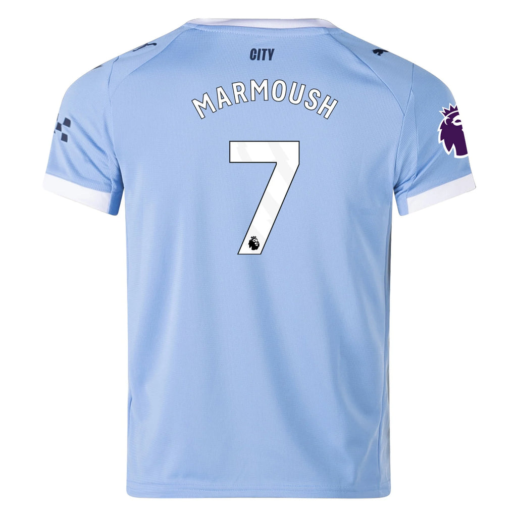 Kid's Replica Marmoush Manchester City Home Jersey 25/26