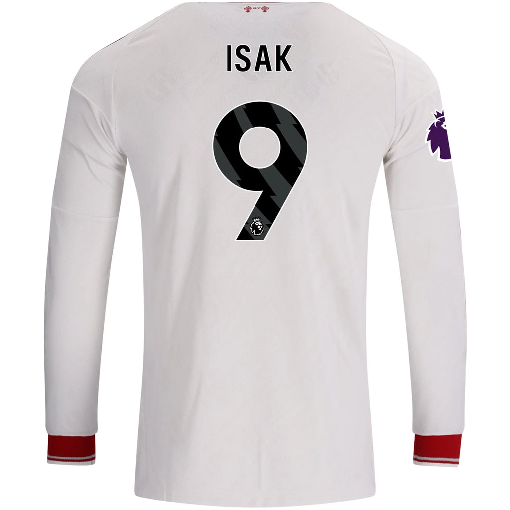 Men's Authentic Isak Liverpool Long Sleeve Away Jersey 26/27