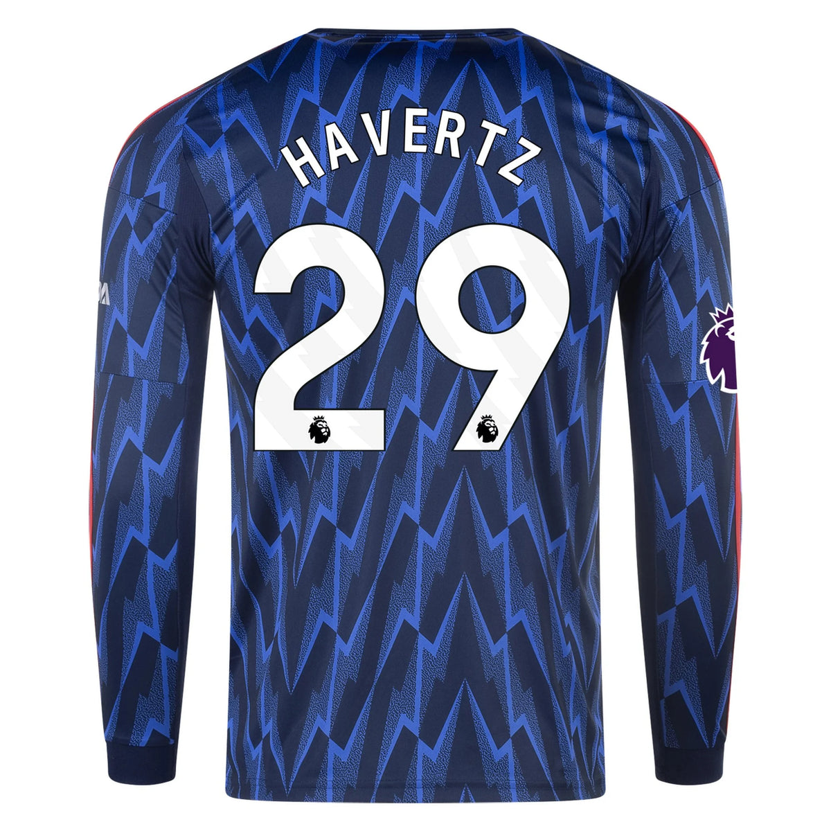 Men's Replica Havertz Arsenal Long Sleeve Away Jersey 25/26