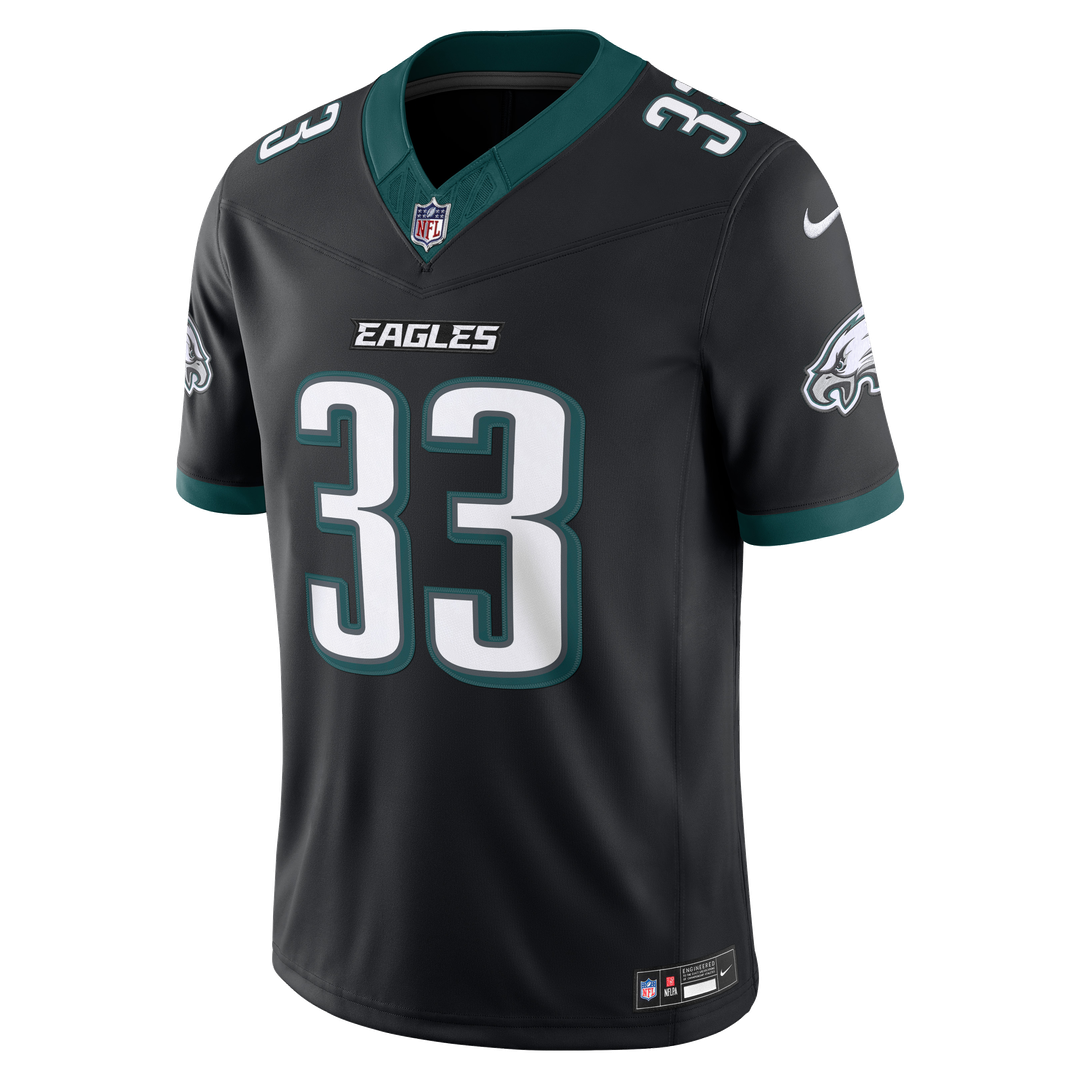Men's Philadelphia Eagles Cooper DeJean Black Alternate Vapor F.U.S.E. Stitched
