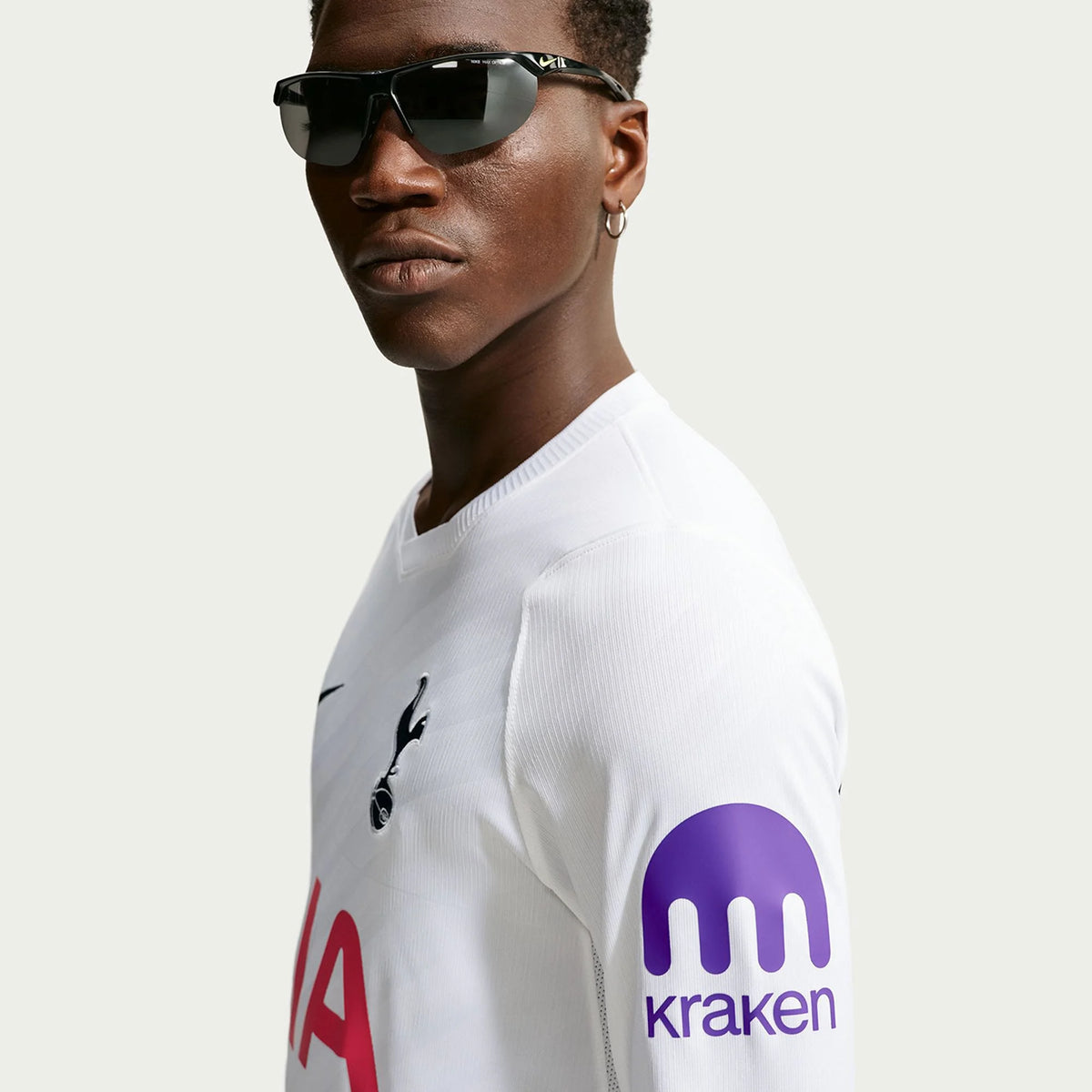 Men's Replica Tottenham Hotspur Long Sleeve Home Jersey 26/27