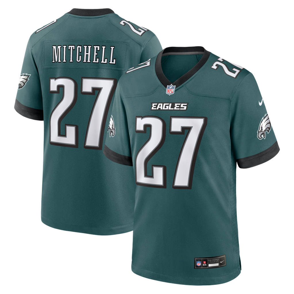 Men's Philadelphia Eagles Quinyon Mitchell Kelly Green Alternate