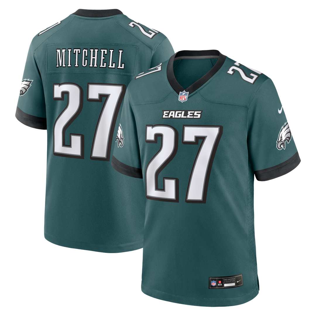 Men's Philadelphia Eagles Quinyon Mitchell Midnight Green Team