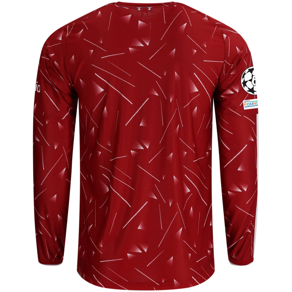 Men's Authentic Liverpool Long Sleeve Home Jersey 26/27 UCL