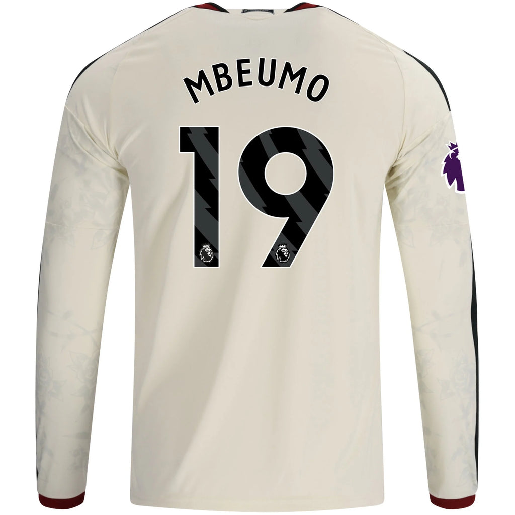 Men's Replica Mbeumo Manchester United Long Sleeve Third Jersey 26/27