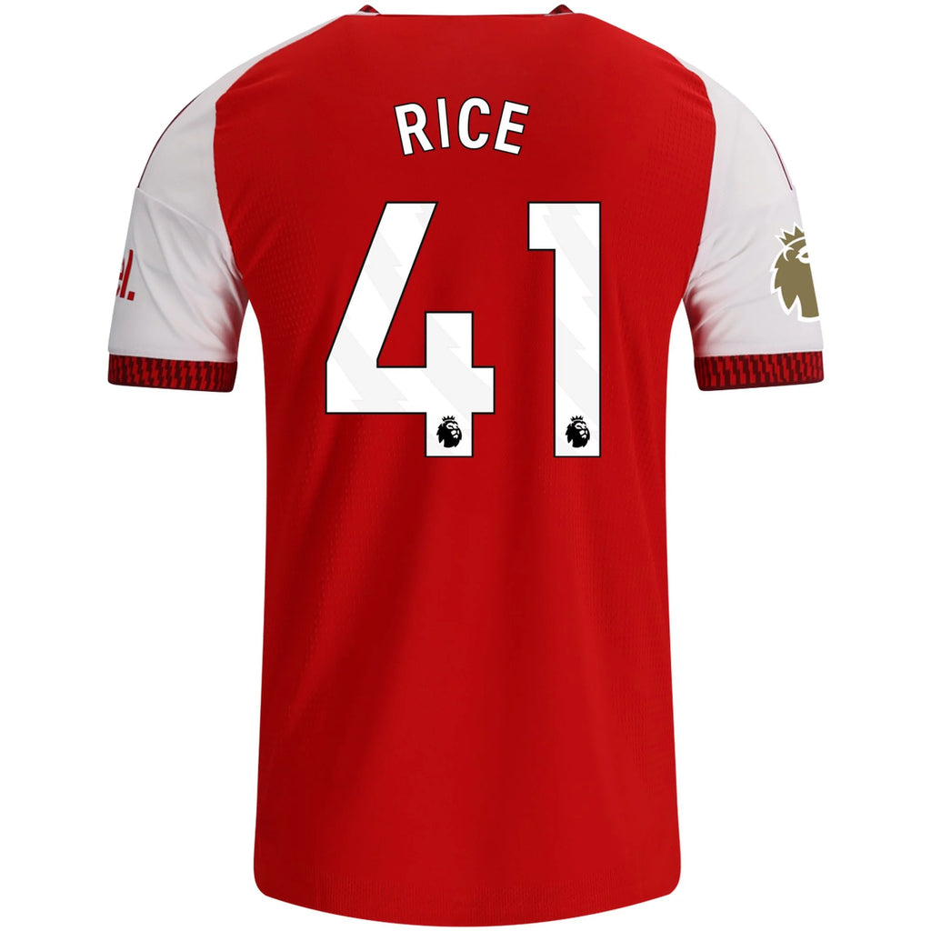 Men's Authentic Rice Arsenal Home Jersey 26/27
