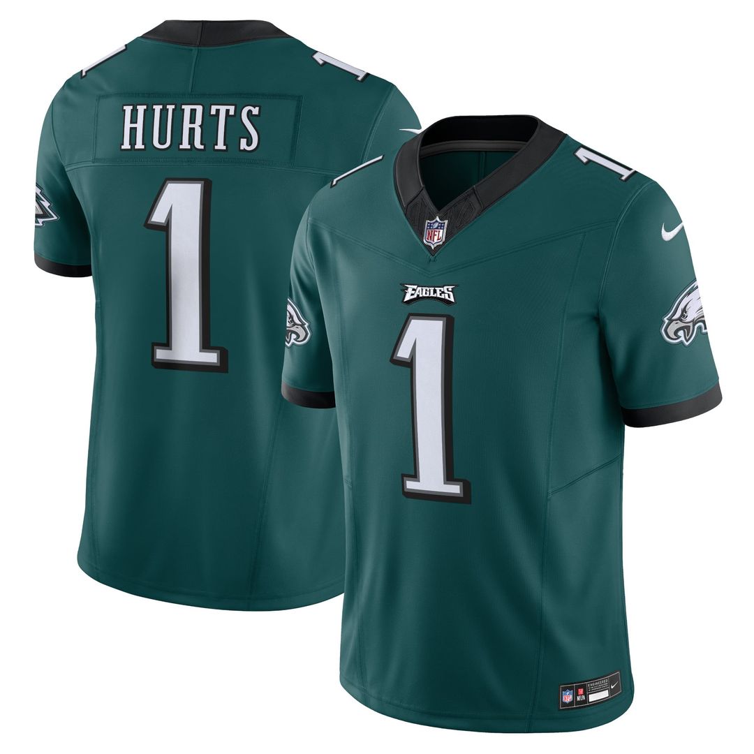 Men's Philadelphia Eagles Jalen Hurts White Vapor F.U.S.E.