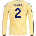 Men's Replica Saliba Arsenal Long Sleeve Third Jersey 26/27