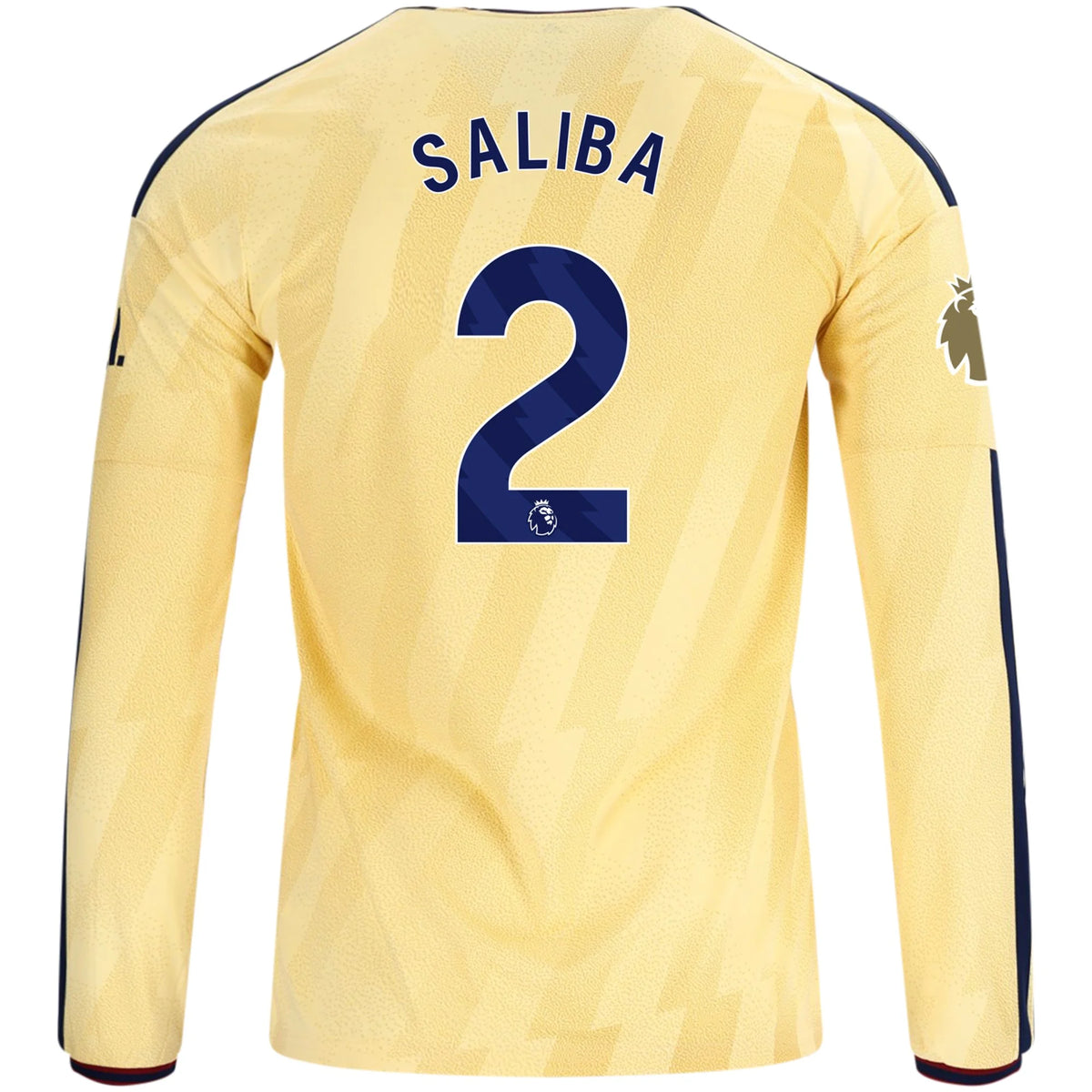 Men's Replica Saliba Arsenal Long Sleeve Third Jersey 26/27