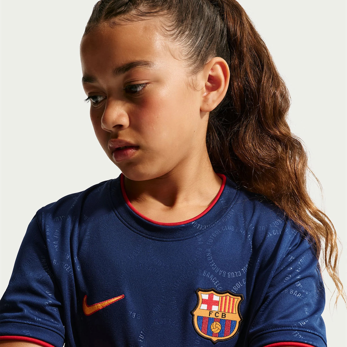 Barcelona Youth Pre Match Training Jersey 3 26/27