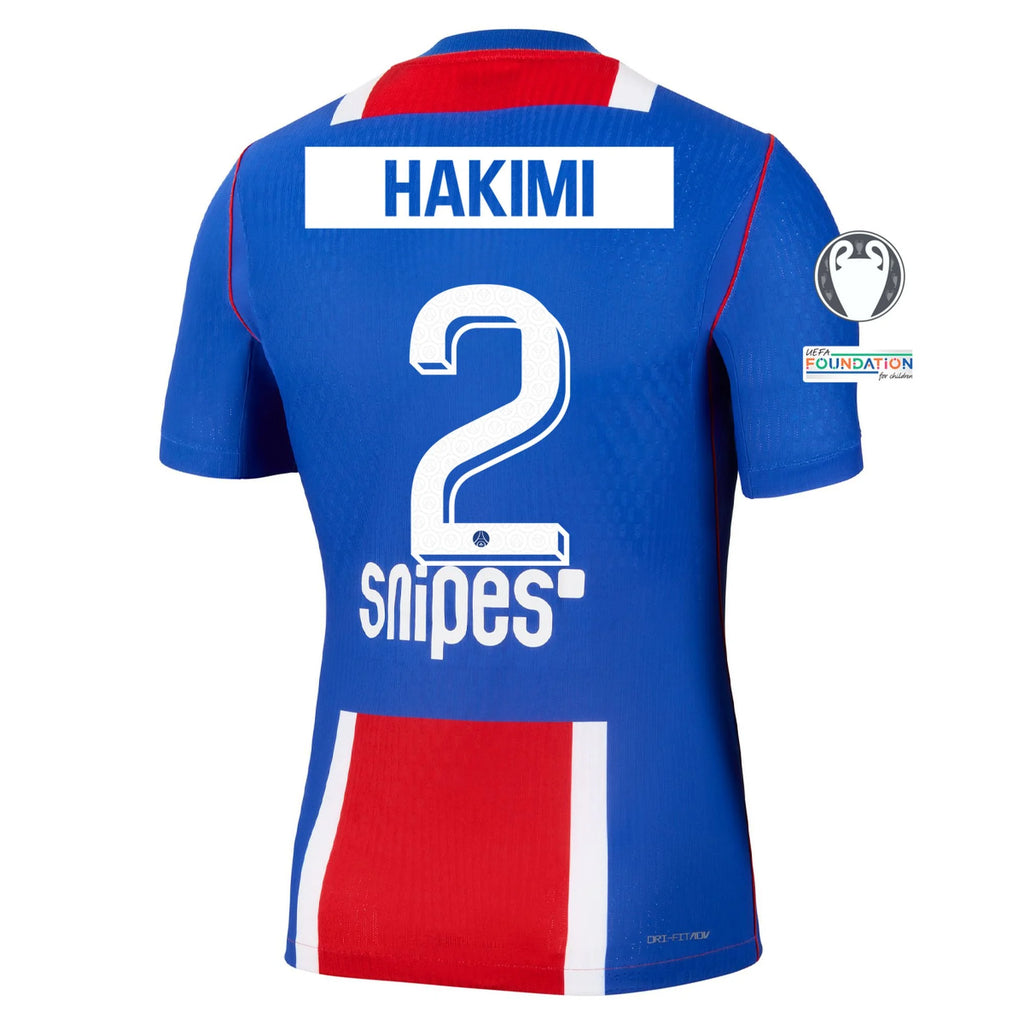 Men's Authentic Hakimi Paris Saint-Germain Home Jersey 26/27 UCL