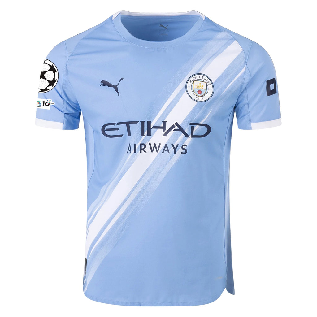 Men's Authentic Rodrigo Manchester City Home Jersey 25/26 UCL