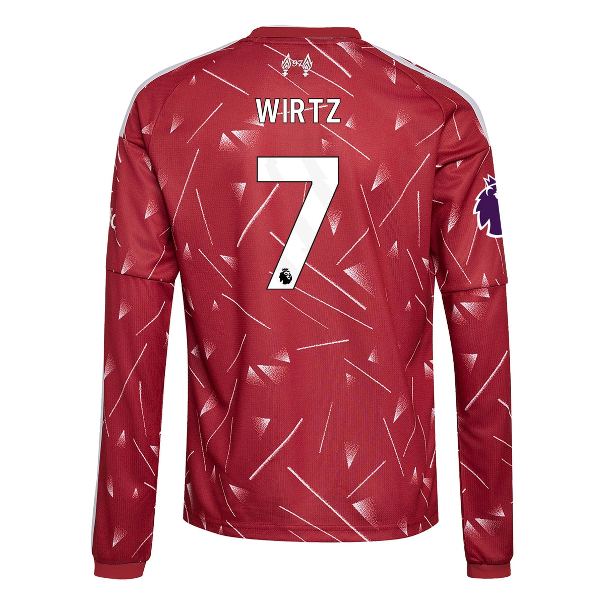 Kid's Replica Wirtz Liverpool Long Sleeve Home Jersey 26/27