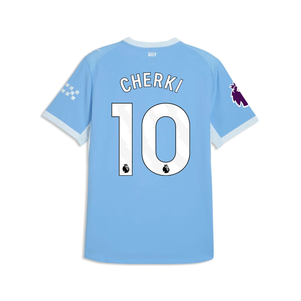 Men's Authentic Cherki Manchester City Home Jersey Gift Box 26/27