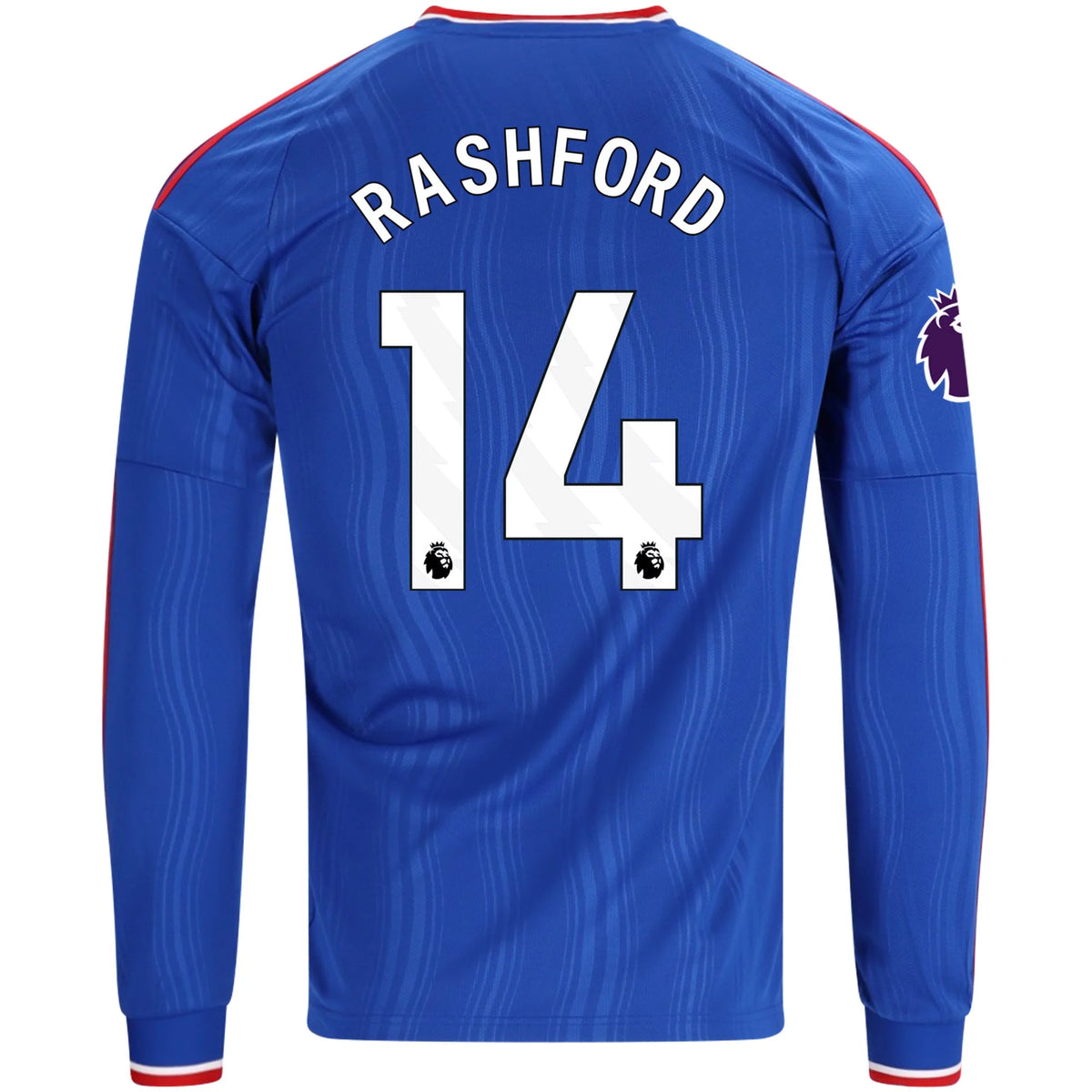 Men's Replica Rashford Manchester United Long Sleeve Away Jersey 26/27