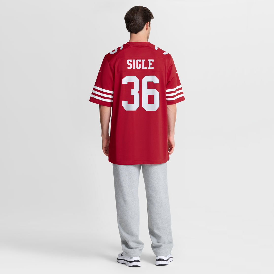 Men's San Francisco 49ers Marques Sigle Scarlet Team