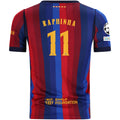 Kid's Replica Raphinha Barcelona Home Jersey 26/27 UCL