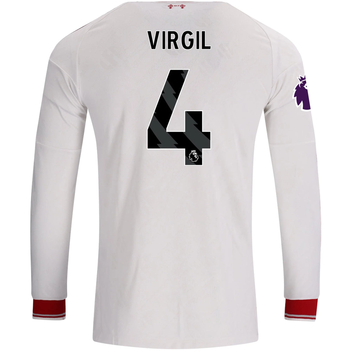 Men's Authentic Virgil Liverpool Long Sleeve Away Jersey 26/27