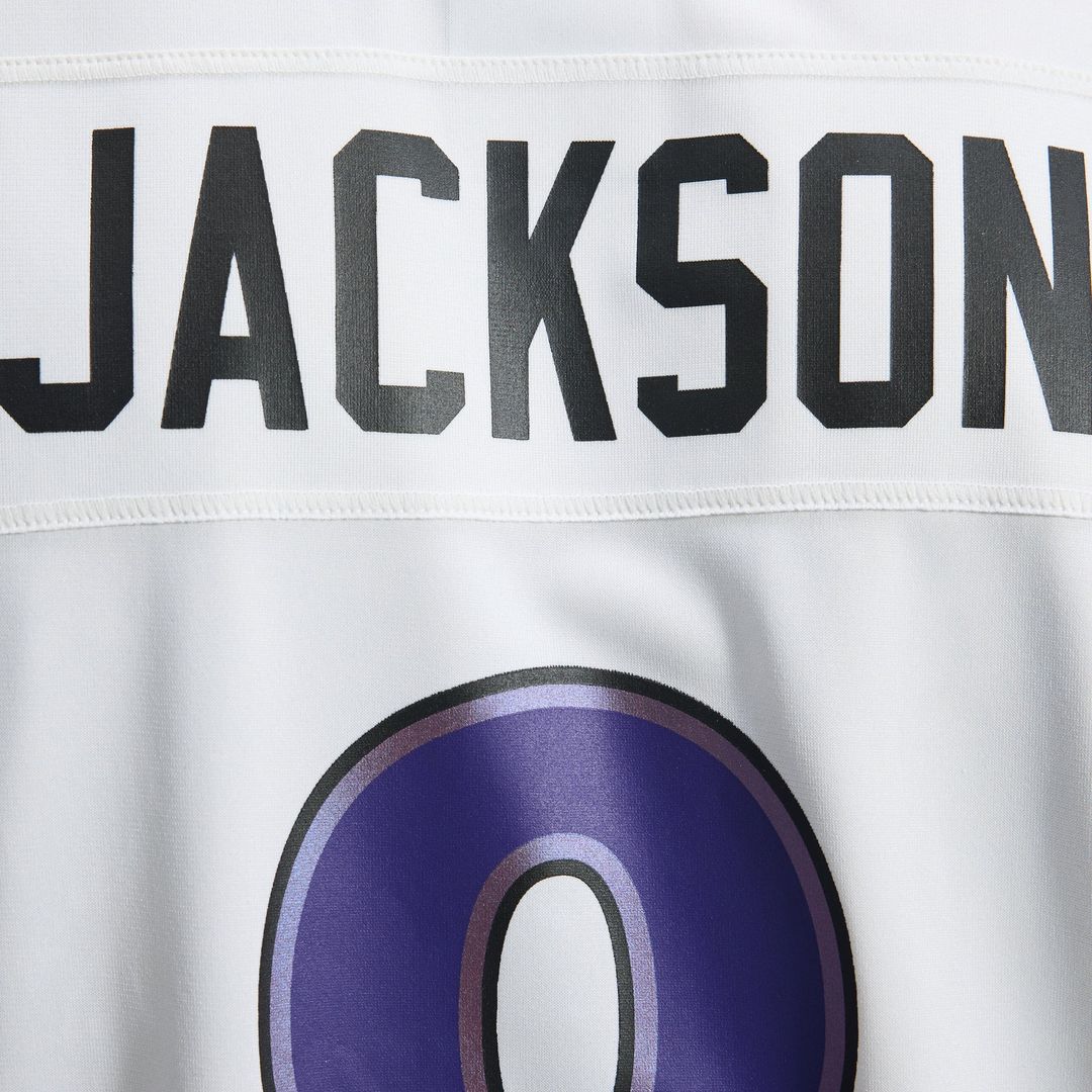Men's Baltimore Ravens Lamar Jackson White